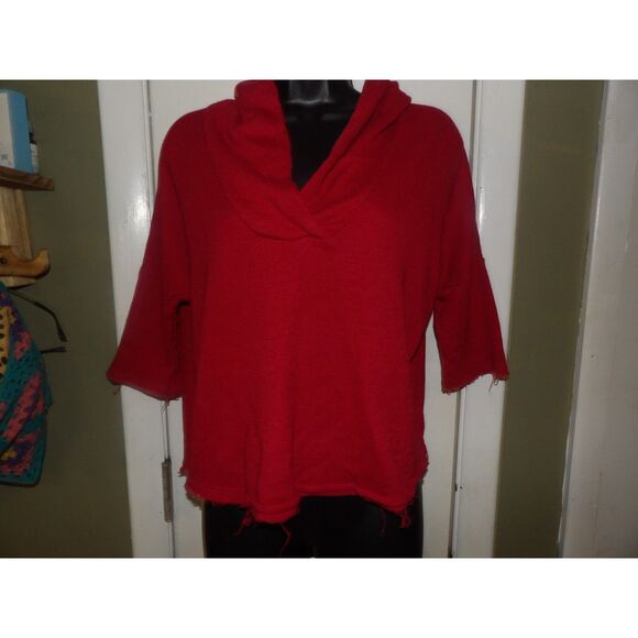 Sparkle & Fade by Urban Outfitters hooded Sweatshirt w/ 3/4 Sleeves S - Picture 3 of 6